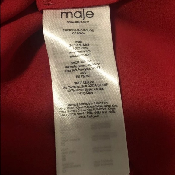 Brand new Maje dress sleeveless red - Picture 7 of 7